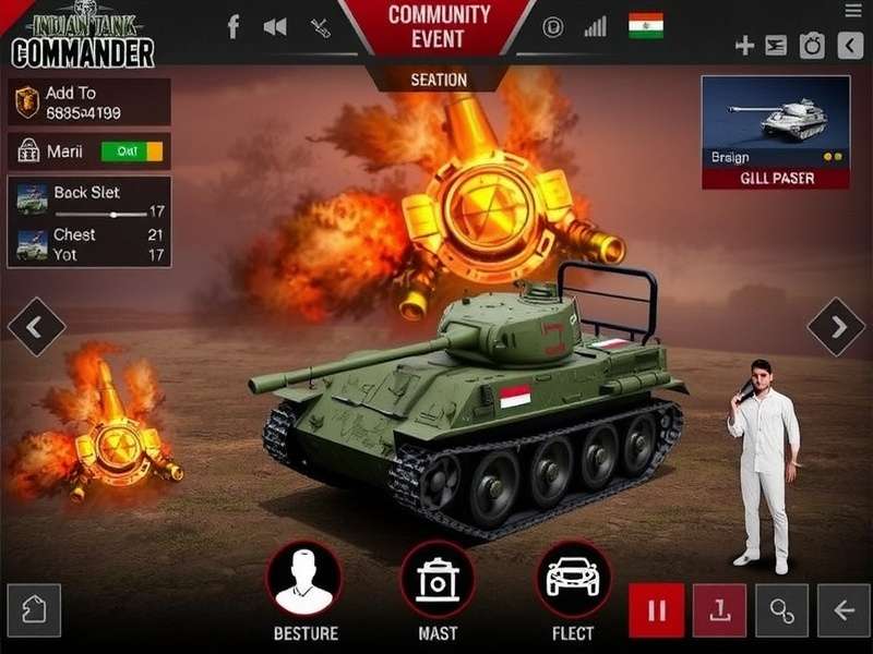 Indian Tank Commander Pro gameplay screenshot